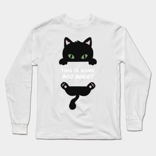 This is some BOO sheet - Halloween Cat Long Sleeve T-Shirt